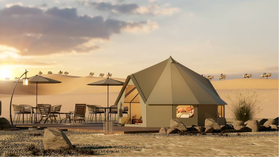 阿拉善左旗露营酒店帐篷厂家